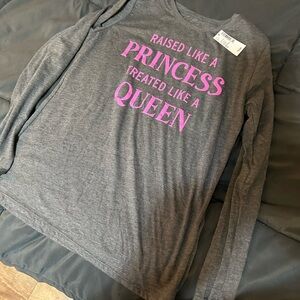 Girls 10/12 long sleeve top